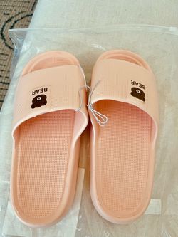 Bear Slide Sandals Pink