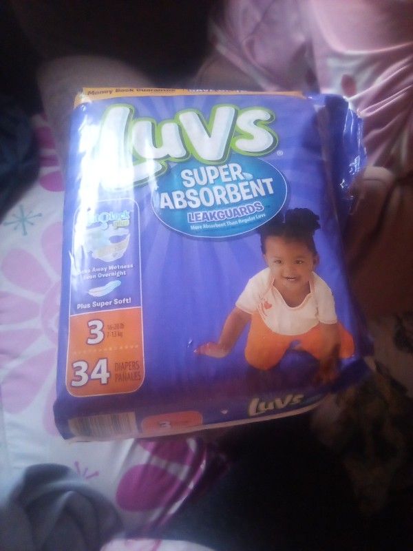 Luvs Pampers Size 3 