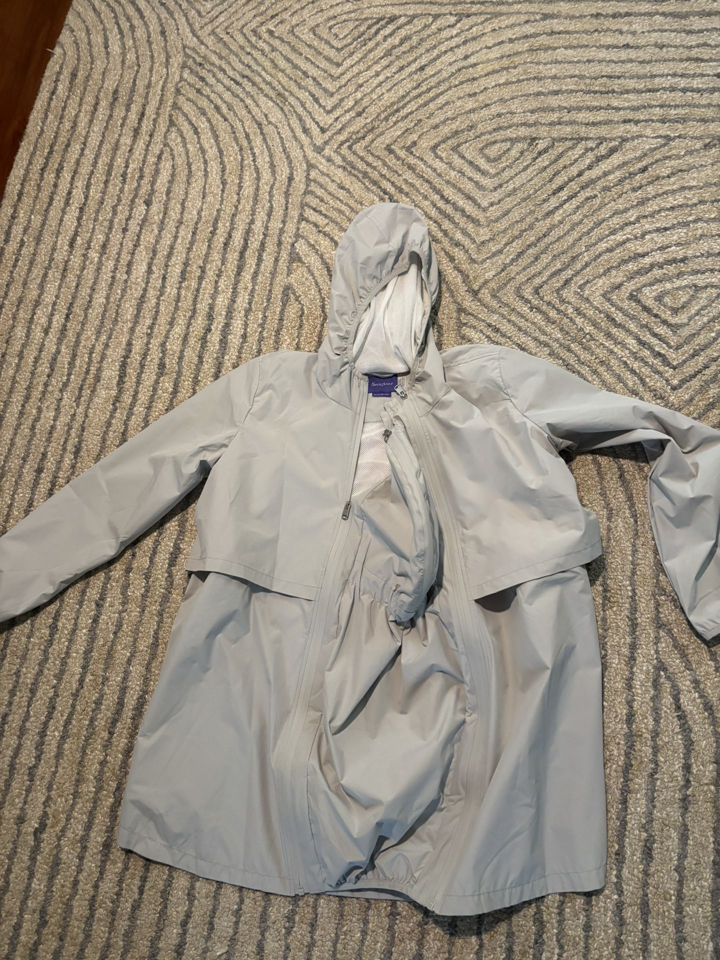 Seraphine 3-in-1 waterproof maternity & baby-wearing packaway jacket
