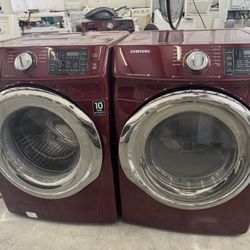 Samsung Front Load Washer And Dryer Set With Steam