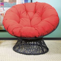 Red Papasan Chair
