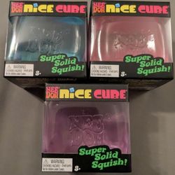 NeeDoh Nice Cube - Super Solid Squish! All Colors Available! Blue, Pink, & Purple - BRAND NEW/Sealed