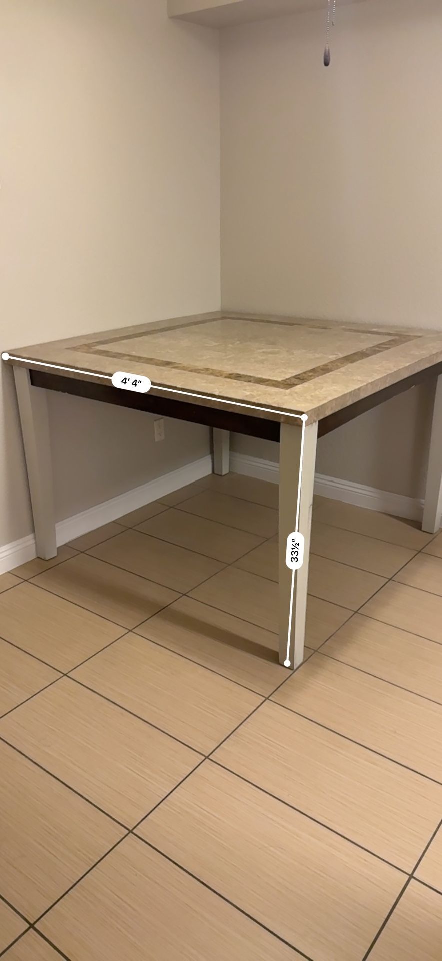 Marble Kitchen Table ONLY