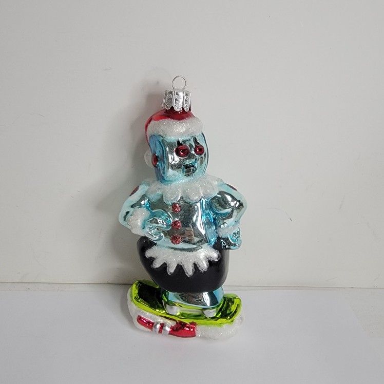 Kurt Adler “Jetsons” Rosie the Maid Mouth-Blown Glass 3D Christmas Ornament 5½"