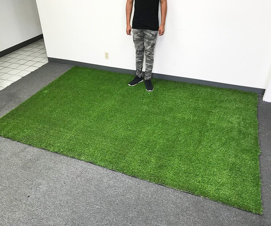 $90 NEW Synthetic 10’x6.6’ ft Landscape Fake Grass Mat Artificial Pet Turf Lawn Garden Yard