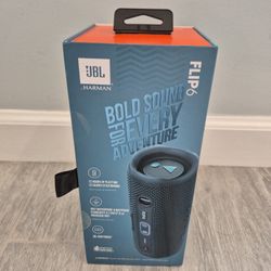 JBL Flip 6 Bluetooth Speaker – Blue (Brand New, Sealed)