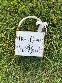 Here comes the bride