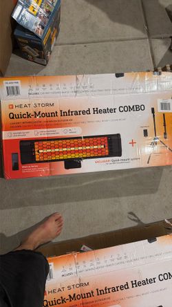 Heat Storm Quick Mount Infrared Heater Combo
