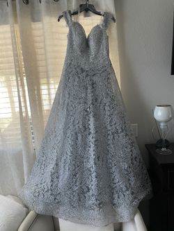 Royal Queen Silver Dress