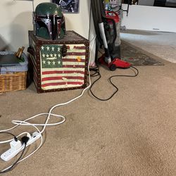 Vintage Looking American Flag Chest