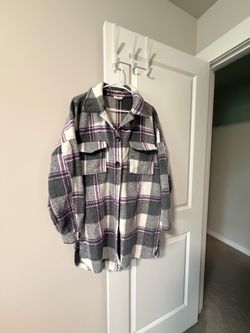 Women's Oversized flannel, size L