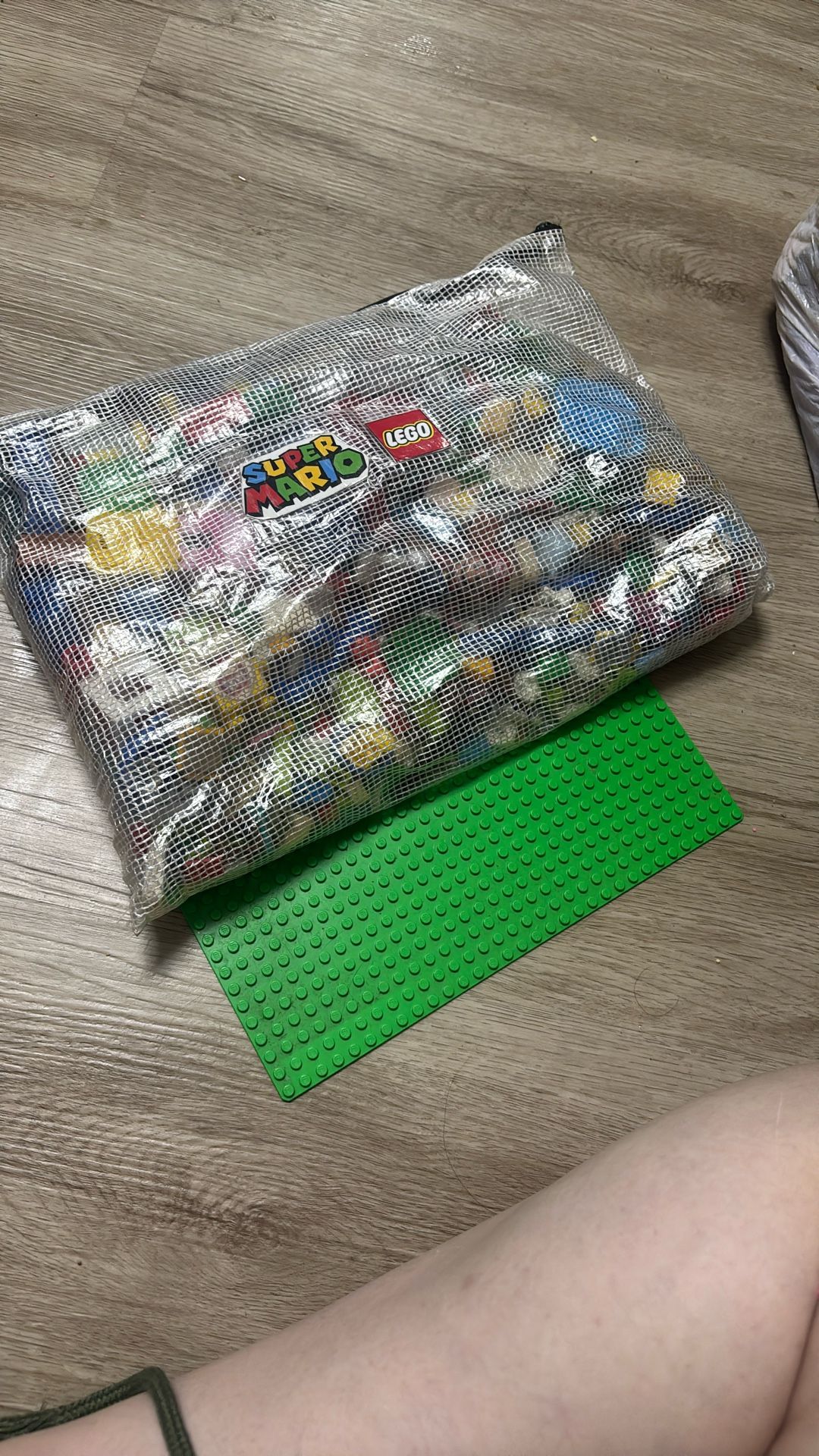 Super Mario Legos + Green Base Plate