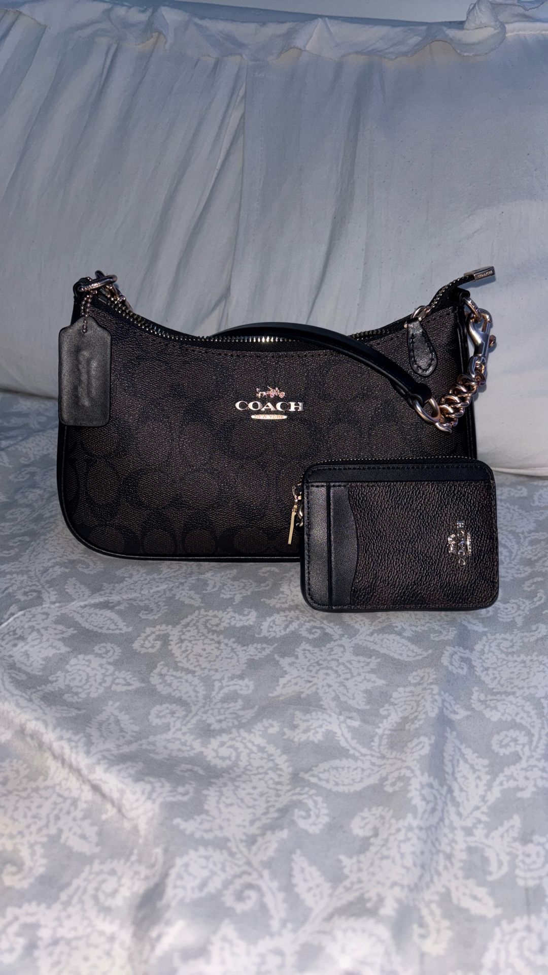Coach Teri Shoulder Bag Brown