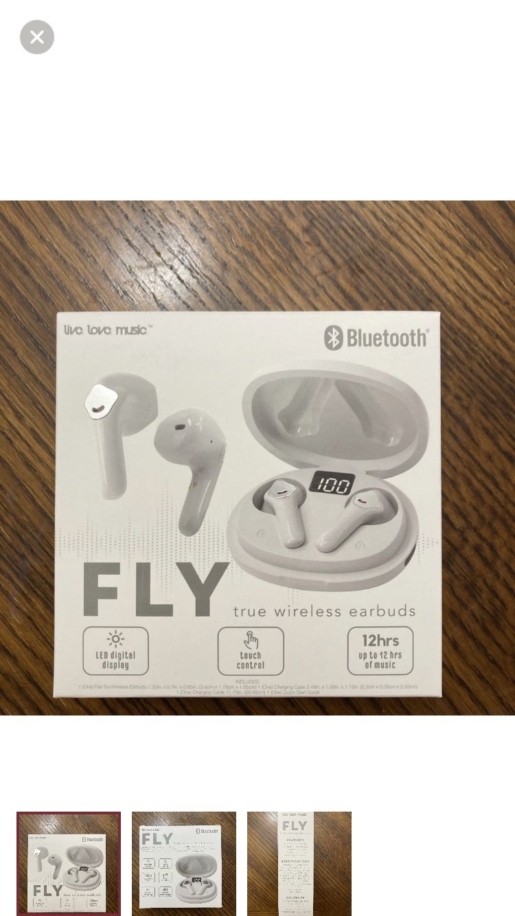 NWT Bluetooth True Wireless Earbuds