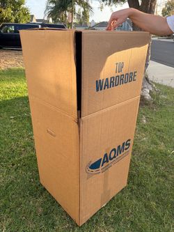 Cardboard Clothing Storage Boxes -free