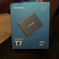 SAMSUNG T7 EXTERNAL HARD DRIVE 2TB