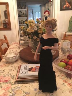 Princess Diana Porcelain Doll