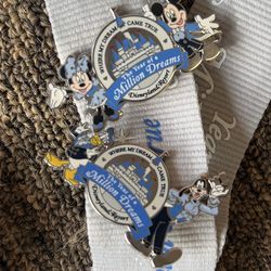Disney Commemorative Pins “The Year of a Million Dreams”