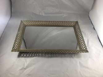 Antique 1930s Nouveau Vanity Mirror