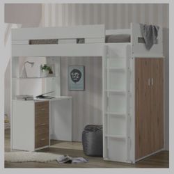 Twin Loft Bed With Desk