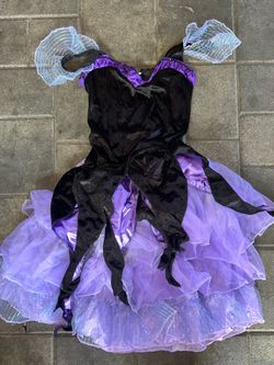 Disney Little mermaid Ursula halloween costume kids size 10