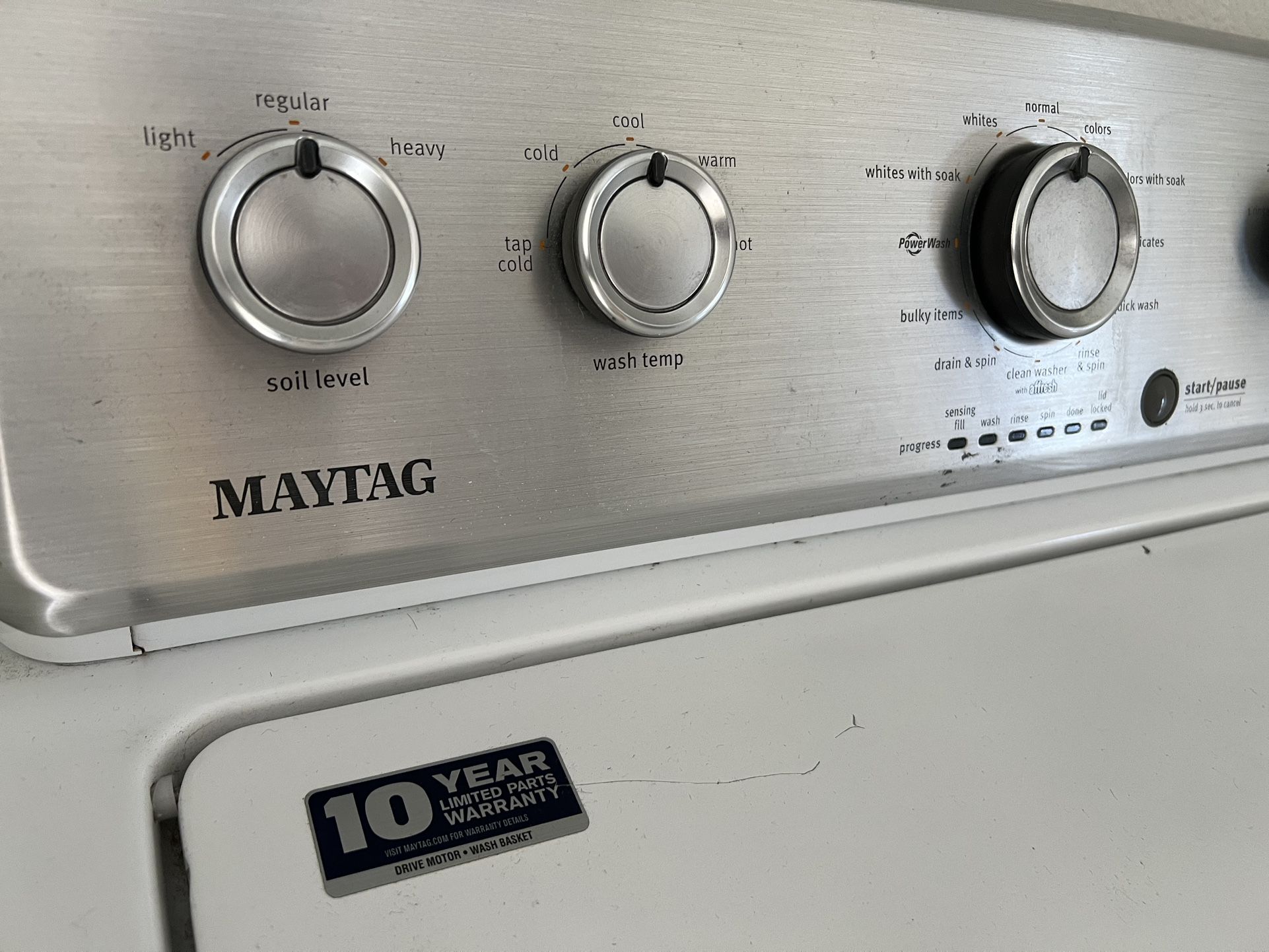 5 Years Old Washer /dryer Maytag