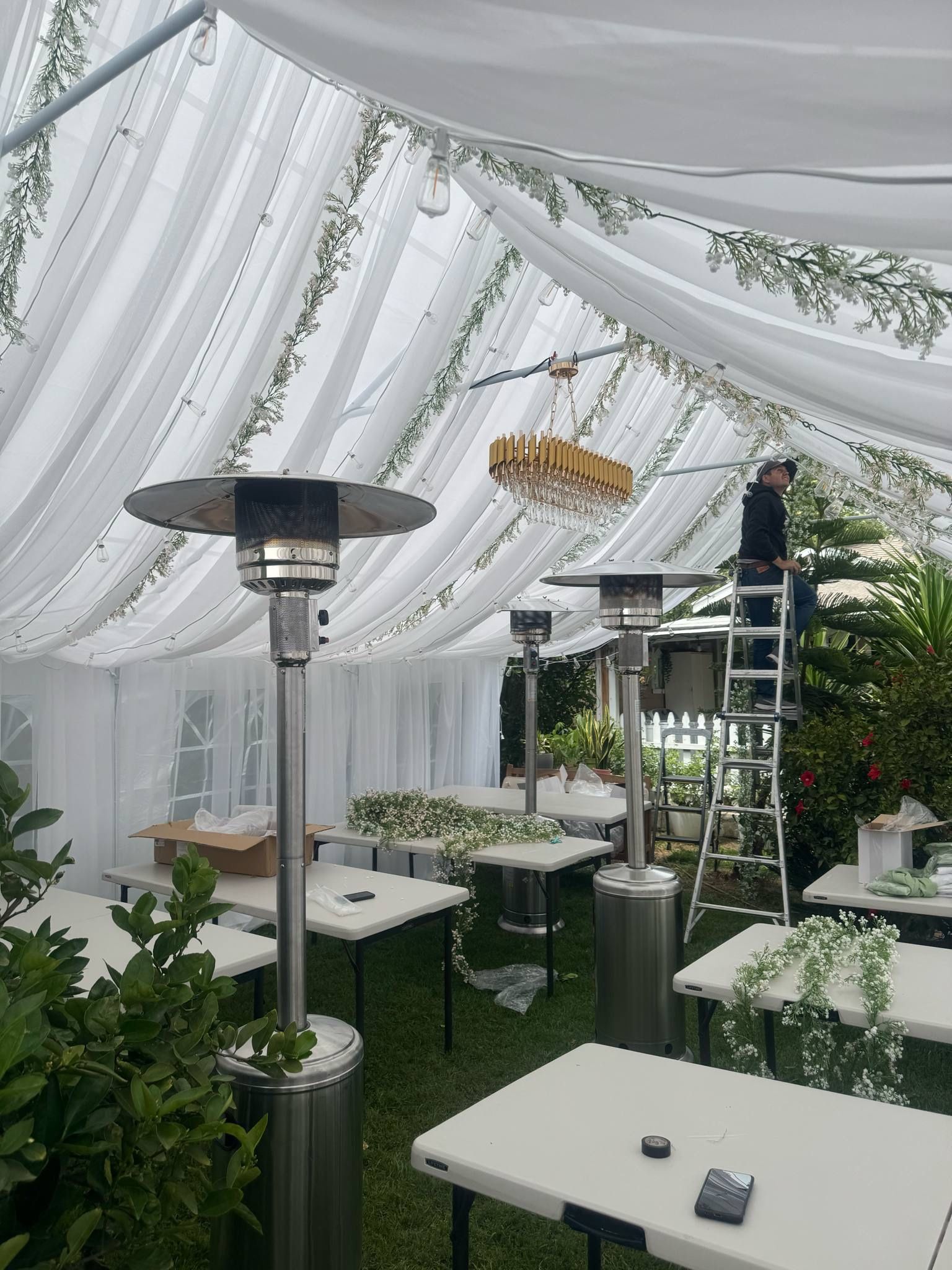 Tent and decoration