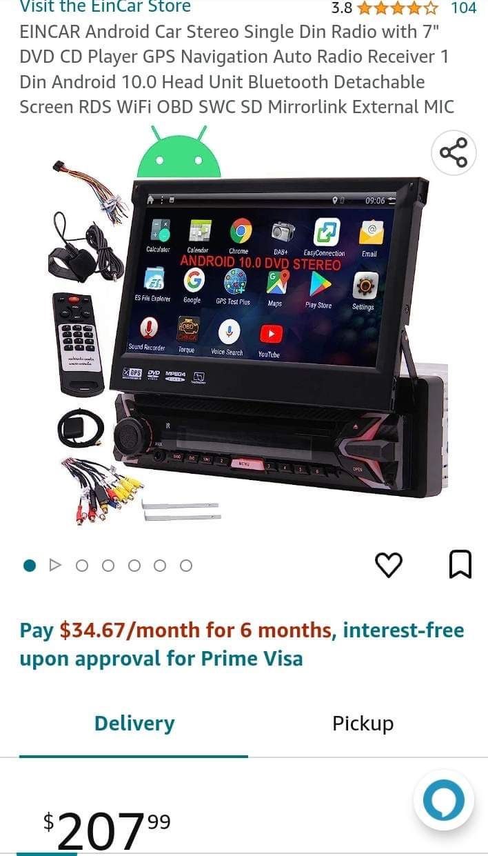EINCAR Android Car Stero