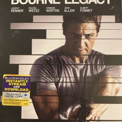 The BOURNE LEGACY (Blu-Ray + DVD-2012) Jeremy Renner + Rachel Weisz + Joan Allen