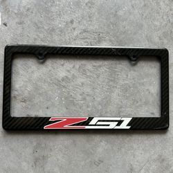 C7 License Plate Cover