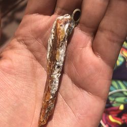 Rare Gold Kyanite Pendant 