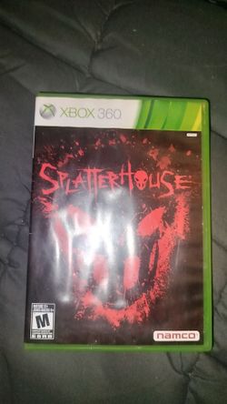 Xbox 360 Rare Splatterhouse game without manual