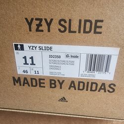 Yeezy Slide Slate Grey Sz 11