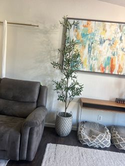 Faux olive tree
