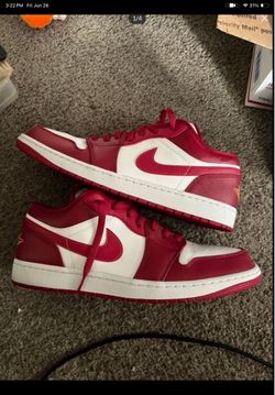 Nike Air Jordan 1 Low Cardinal Red Size 13 - Used