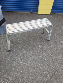 Werner painting  fold up bench/step