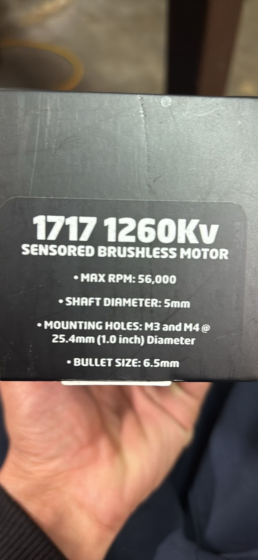 Castle 17 Series 1717 Sensored 8s 1260kv