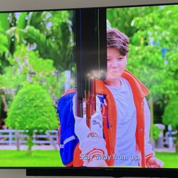 Broken Screen Samsung 4k Uhd S 75” Tv 