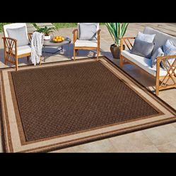 Gertmenian Ravenna Indoor/Outdoor Rug 7’10” x 10’ NEW Patio Deck