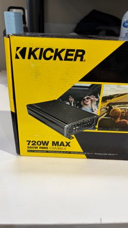 Kicker CXA360.4 4-Channel Amplifier 🔊⚡️