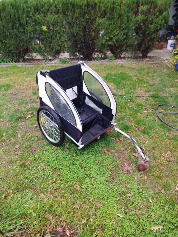 Bike Trailer With Seats And Hitch Connection