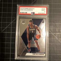 2019 Mosaic Rookie Zion Williamson PSA 10