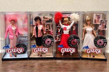 Barbie Grease 30th Anniversary Collector Dolls – Set of 4 – Pink Label