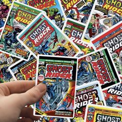 Ghost Rider Comic Book Stickers 40 Piece
