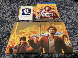 Yakuza Like A Dragon Gold Steelbook With PS4 Sleeve 