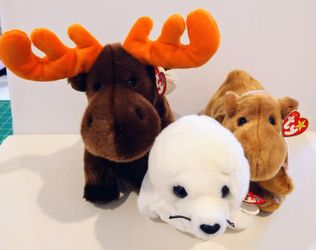 Retired Ty Beanie Buddies--Trio of Animals $15 each