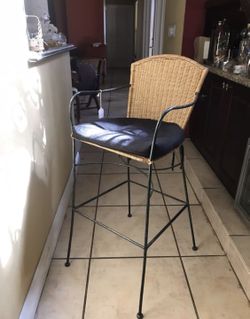 4 Bar Chairs w/ Cushion height 42” & Seat 29 height (Each)