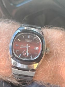 Coravin pinwheel vintage watch