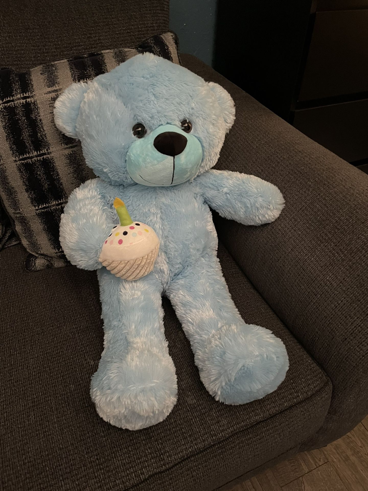 Big Blue Teddy Bear
