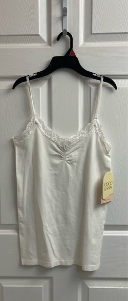 Brand new Ladies white lace seamless tank top size 1XL